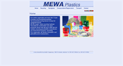 Desktop Screenshot of mewaplastics.com
