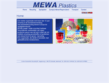 Tablet Screenshot of mewaplastics.com
